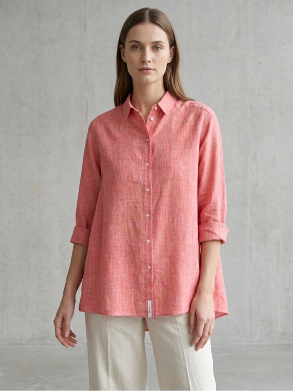 NWT Jill Mcgowan Sydney Shirt 94 Portland Collection Medium Oversized Lagenlook